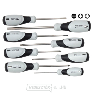 Rozsdamentes acél csavarhúzó készlet - 8db Rozsdamentes acél csavarhúzó készlet - 8db gallery main image