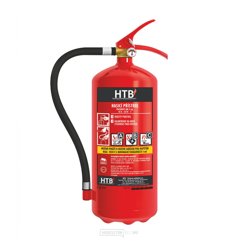 P6F/MM tűzoltó készülék 6kg