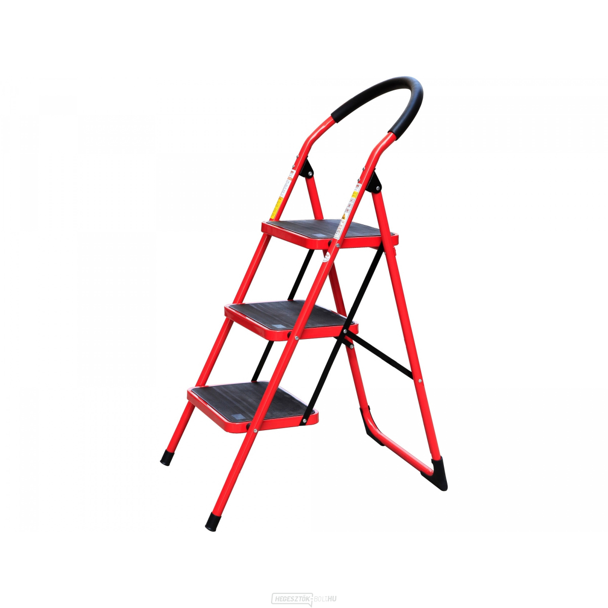 Összecsukható acél lépcső, 3 lépcsőfok
