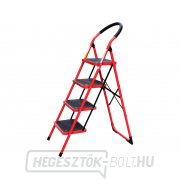 Összecsukható acél lépcső, 4 lépcsőfok gallery main image
