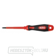 Villanyszerelői Phillips csavarhúzó, PH 2x100mm, 61CrV5 Villanyszerelői Phillips csavarhúzó, PH 2x100mm, 61CrV5 gallery main image