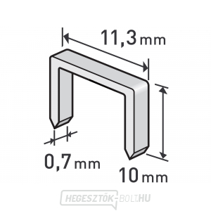 Clips, 10mm - 1000db