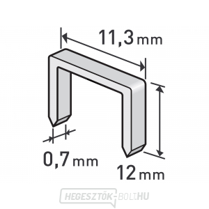 Clips, 12mm - 1000db