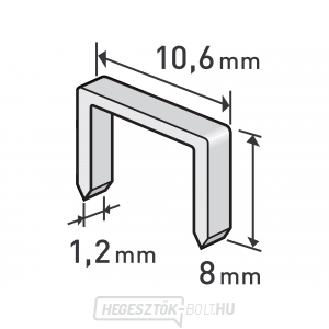 Clips, 8mm - 1000db