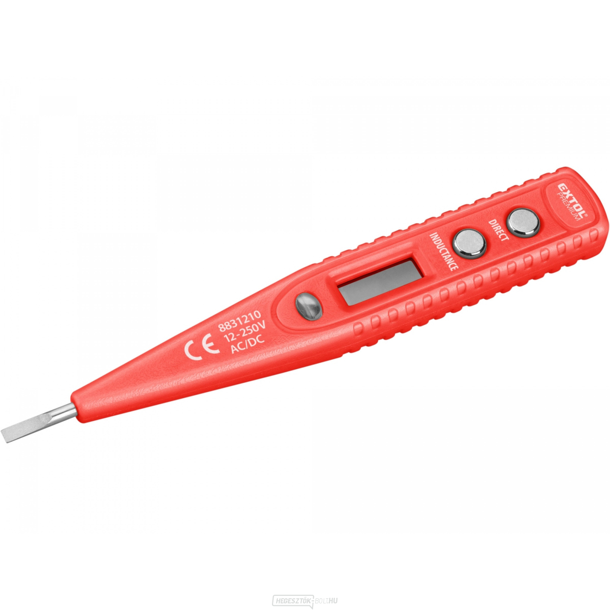 Feszültségmérő digitális, LED világítással 12-250V, 146mm