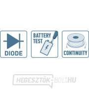 Feszültségmérő digitális, LED világítással 12-250V, 146mm náhled