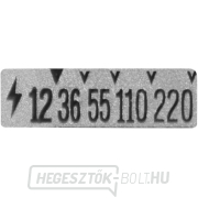 Feszültségmérő digitális, LED világítással 12-250V, 146mm náhled