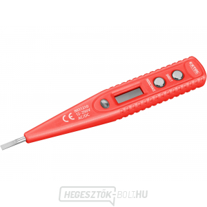 Feszültségmérő digitális, LED világítással 12-250V, 146mm gallery main image