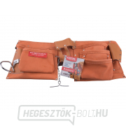 Bőr szerszámöv, 9 zsebbel Bőr szerszámöv, 9 zsebbel náhled