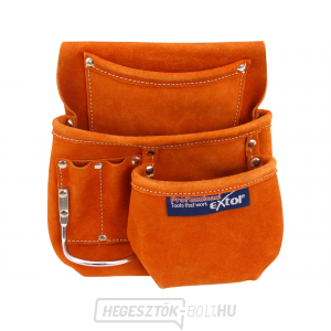 Bőr szerszámöv öv nélkül, 5 zsebbel Bőr szerszámöv öv nélkül, 5 zsebbel gallery main image