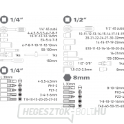 Gola készlet Extol Premium - 108 db Előnézet 