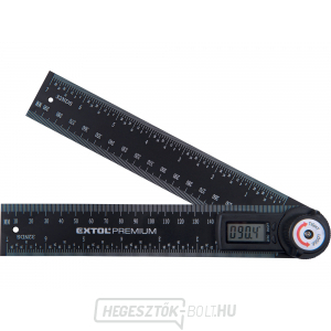 Digitális szögmérő, 200mm, vonalzóval Digitális szögmérő, 200mm, vonalzóval gallery main image