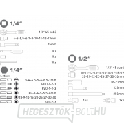 Gola készlet Extol Premium 6521 - 75 db Előnézet 