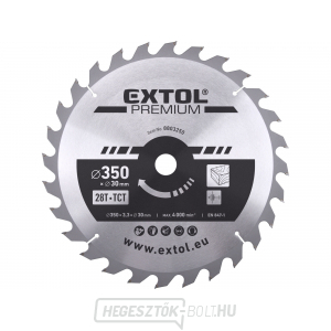 Fűrészlap SK pengékkel 350x2,5x30mm, 28T Fűrészlap SK pengékkel 350x2,5x30mm, 28T gallery main image