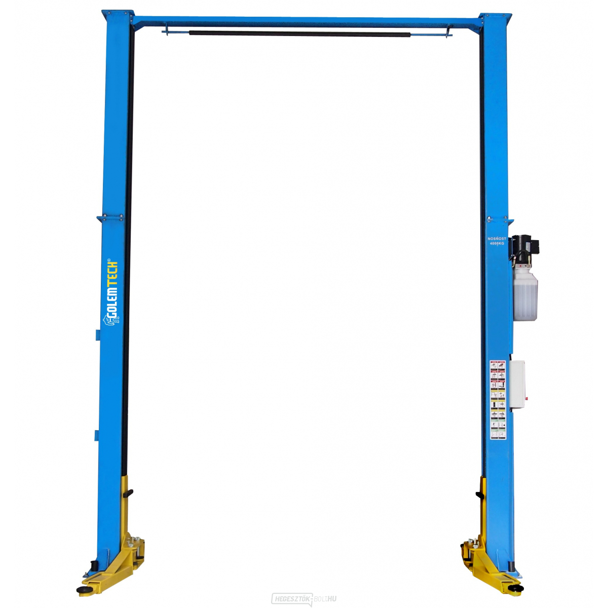 Golemtech 4000 kg-os kétoszlopos emelő felüljáró nélkül