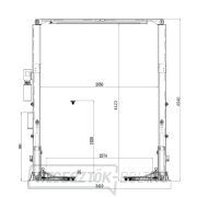 Kétoszlopos emelő 4,2 t, nem átjárós náhled