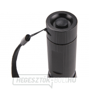 3W CREE LED-es zseblámpa kerékpártartóval, 120lm, 100m hatótávolság, ZOOM funkció, 3x AAA Előnézet 