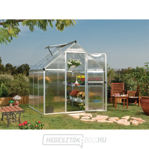 Polikarbonát üvegház Palram multiline 6x6 Polikarbonát üvegház Palram multiline 6x6 gallery main image