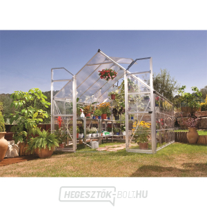 Polikarbonát üvegház Balance 8x12 ezüst Polikarbonát üvegház Balance 8x12 ezüst gallery main image
