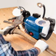 Dupla tárcsás köszörű fehér kővel BG 200 AL Előnézet 