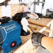 Dupla tárcsás köszörű fehér kővel BG 200 AL Előnézet 