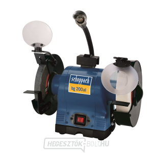 Dupla tárcsás köszörű fehér kővel BG 200 AL Dupla tárcsás köszörű fehér kővel BG 200 AL gallery main image