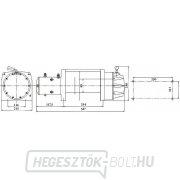Elektromos csörlő Golemwinch 7,7 tonna 24V náhled