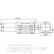 Elektromos négyes csörlő Golemwinch SYNTETIK 1,6 tonna Előnézet 