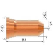 Fúvóka 1,4 80/90 A 100(10-es csomag) Előnézet 