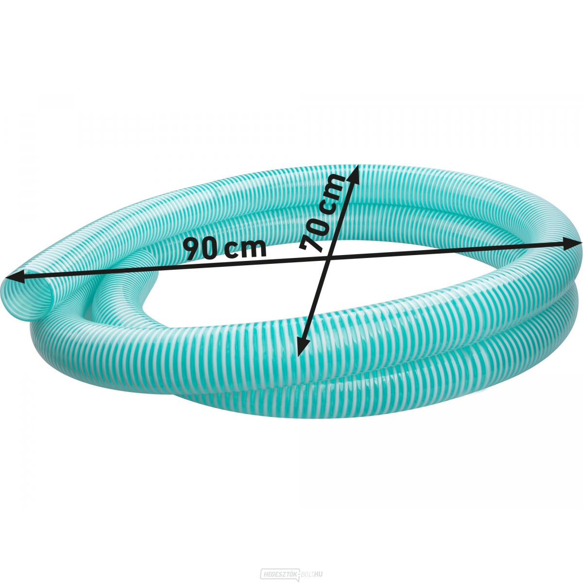 Szívótömlő műanyaggal. spirál, 3", 5m