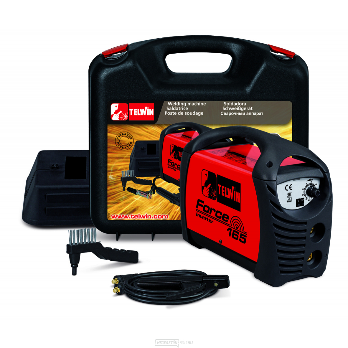Force 165 Telwin hegesztő inverter tartozékokkal