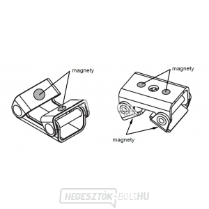 Mágneses alátét V-PAD, M10 / UF, UE, UG