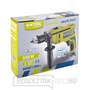 Fúrógép ütvefúróval, 550W Extol Craft Fúrógép ütvefúróval, 550W Extol Craft náhled
