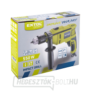 Fúrógép ütvefúróval, 550W Extol Craft náhled