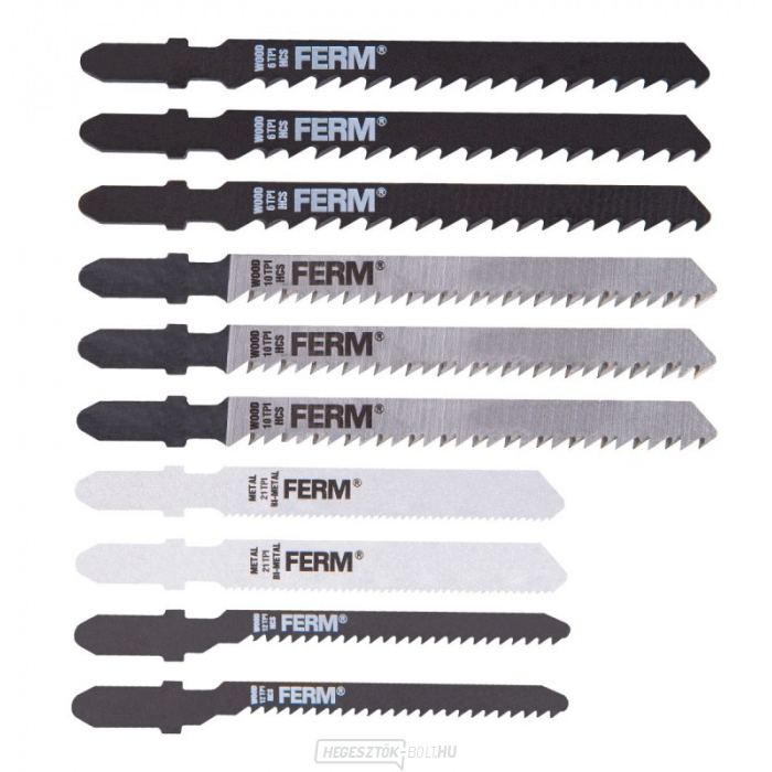 JSB-10 egyenes fűrészkészlet 10db