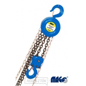 Láncos emelő kézi, emelő 3m kapacitás 2t Láncos emelő kézi, emelő 3m kapacitás 2t gallery main image