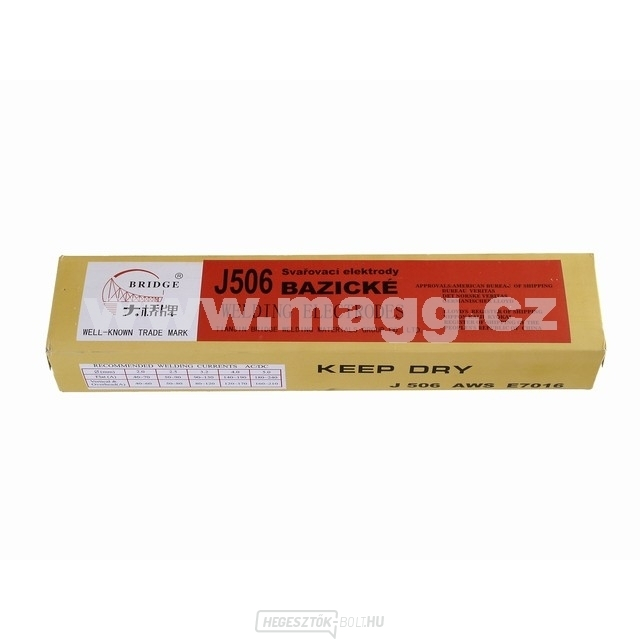 Alapelektródák J506/2,0x300/2,5kg