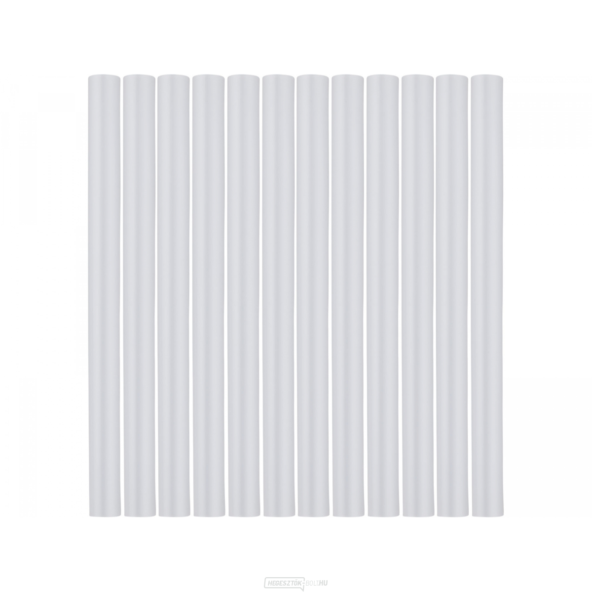 Olvasztható pálcikák, átlátszó, ∅ 7,2x100mm - 12db