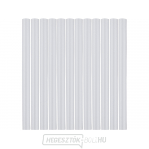 Olvasztható pálcikák, átlátszó, ∅ 7,2x100mm - 12db Olvasztható pálcikák, átlátszó, ∅ 7,2x100mm - 12db gallery main image