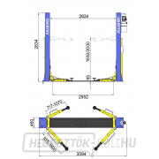 Golemtech 4000 kg-os MAXI kétoszlopos emelő Golemtech 4000 kg-os MAXI kétoszlopos emelő náhled