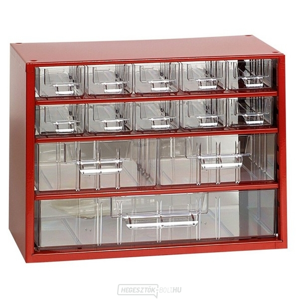 Akasztós doboz - 10 M, 2 S, 1 V - piros 6761C