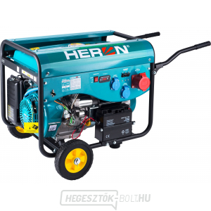 Benzin és elektromos generátor HERON (LGP/NG) 13HP/5,5kW (400V) 2x2kW (230V), elektromos indítással. Benzin és elektromos generátor HERON (LGP/NG) 13HP/5,5kW (400V) 2x2kW (230V), elektromos indítással. gallery main image