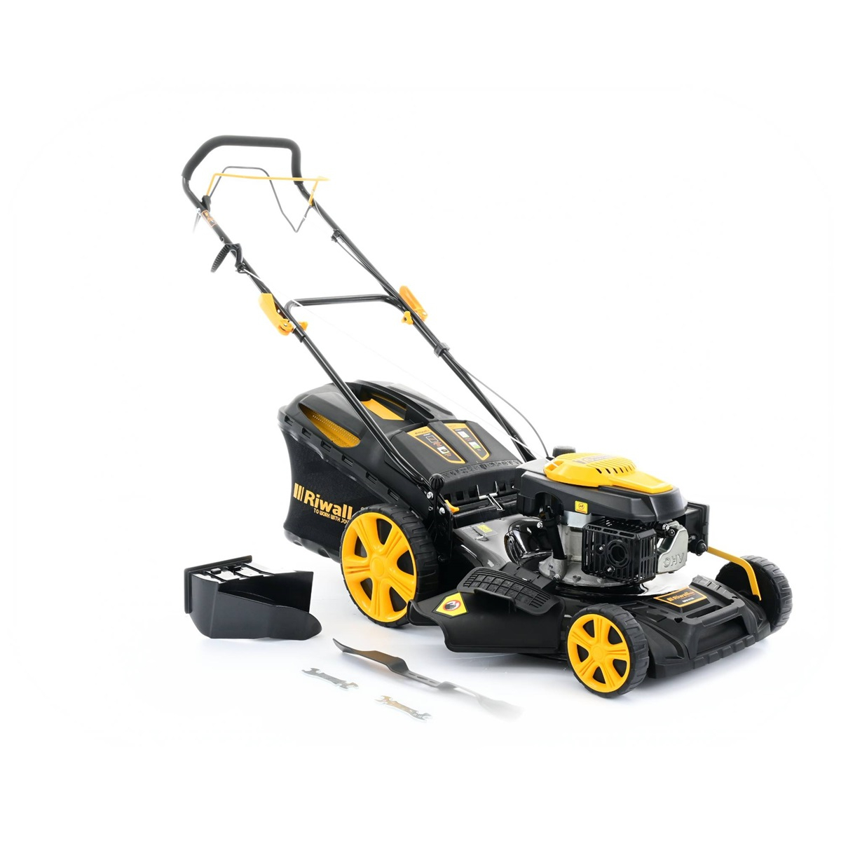 Riwall PRO RPM 5135 benzines fűnyíró 4 az 1-ben hajtással Előnézet 