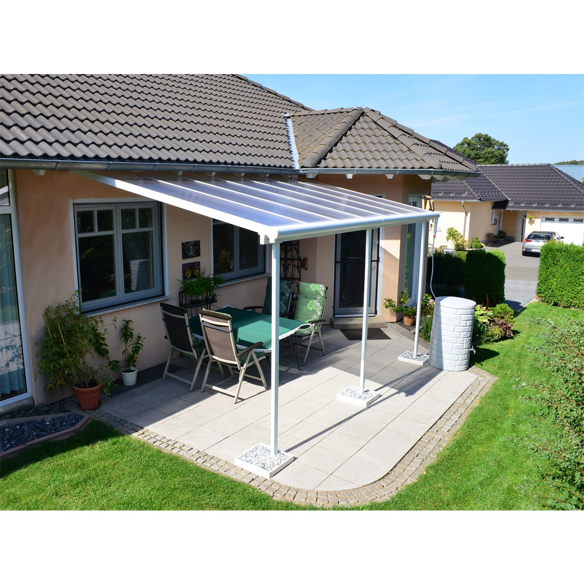 Sierra 4200 szürke 3 x 4,25 - alumínium (előregyártott) pergola Előnézet 