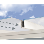 Sierra 4200 fehér 3 x 4,25 - alumínium (előregyártott) pergola náhled