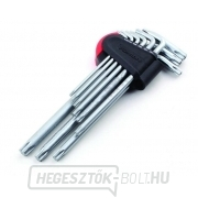 Hatszögletes dugókulcs-készlet középső furattal Hatszögletes dugókulcs-készlet középső furattal gallery main image