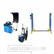 SET 2 MAXI - TC03 automata légkalapács, TW-02 3D kiegyensúlyozó gép és 4000kg MAXI dupla oszlopos emelőgép SET 2 MAXI - TC03 automata légkalapács, TW-02 3D kiegyensúlyozó gép és 4000kg MAXI dupla oszlopos emelőgép gallery main image