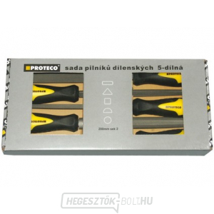 Reszelőkészlet 200mm dobozban - 5db Reszelőkészlet 200mm dobozban - 5db