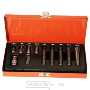 10mm XZN bit készlet fém tokban - 11db gallery main image