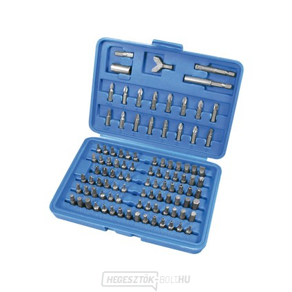 Bit készlet 1/4" mágneses rögzítéssel - 100db